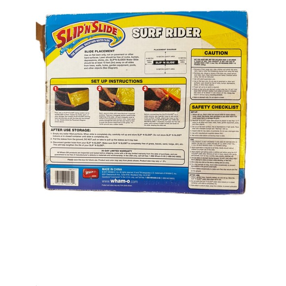 Wham-O Slip N Slide Surf Rider Water Slide Backyard‎ 16ft Ages 5-12 Never Opened - Picture 2 of 4